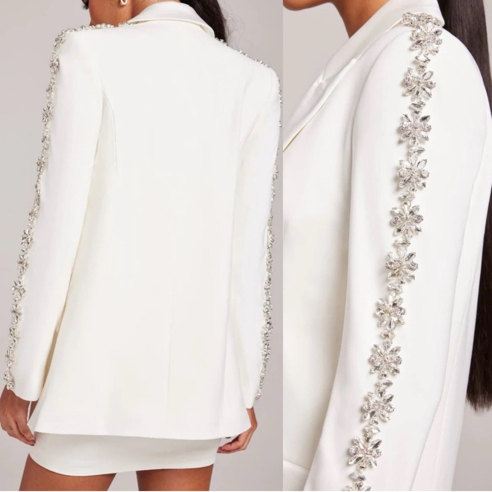 Nadine Merabi Embellished Blazer